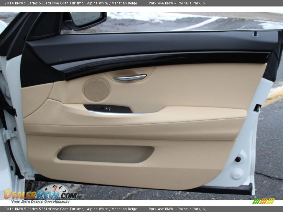 2014 BMW 5 Series 535i xDrive Gran Turismo Alpine White / Venetian Beige Photo #27