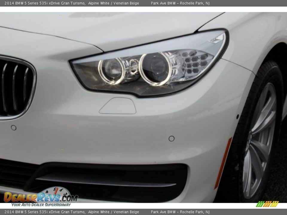 2014 BMW 5 Series 535i xDrive Gran Turismo Alpine White / Venetian Beige Photo #32