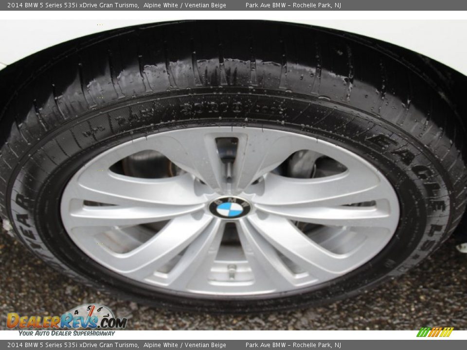 2014 BMW 5 Series 535i xDrive Gran Turismo Alpine White / Venetian Beige Photo #34