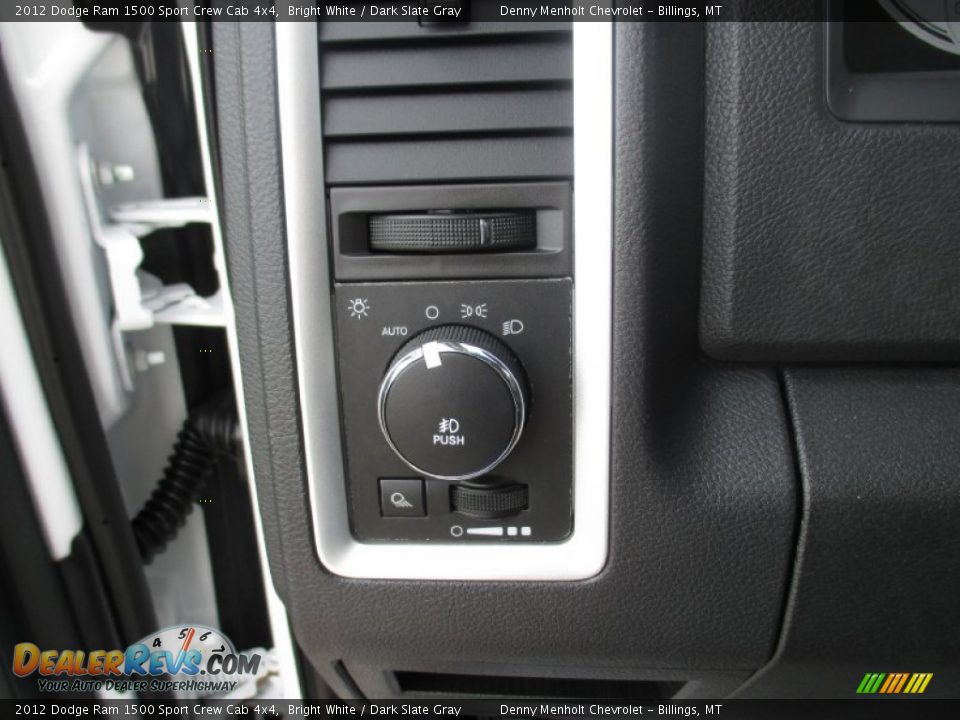 2012 Dodge Ram 1500 Sport Crew Cab 4x4 Bright White / Dark Slate Gray Photo #17