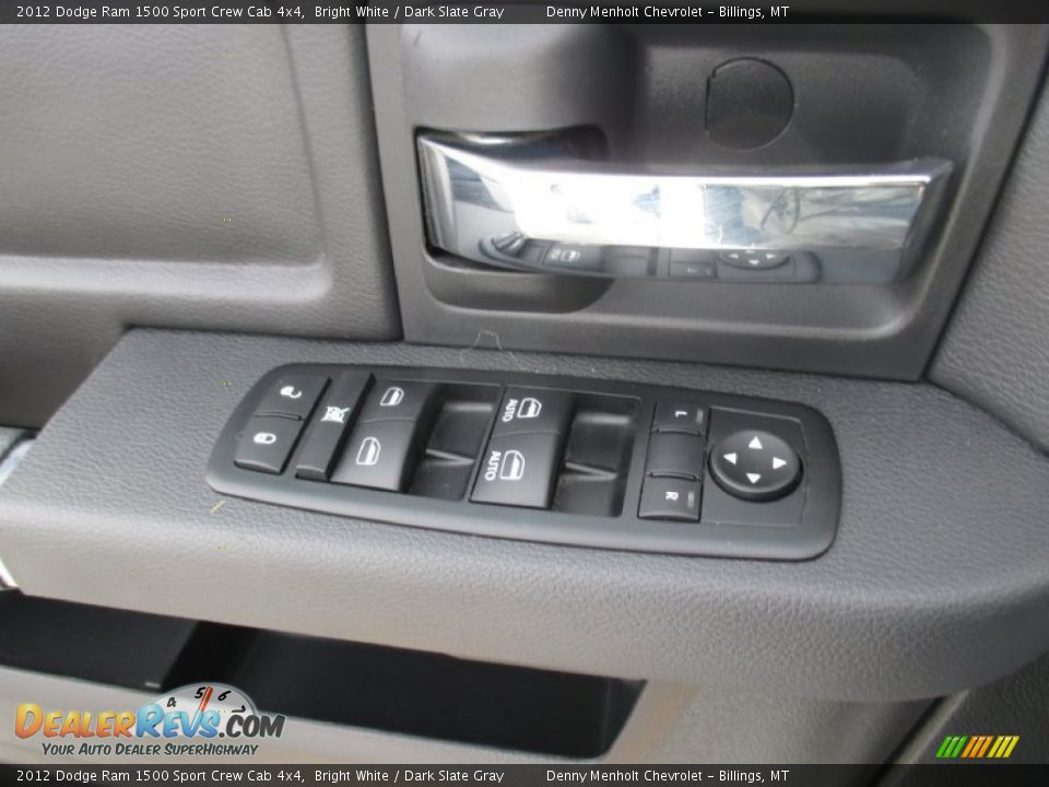 2012 Dodge Ram 1500 Sport Crew Cab 4x4 Bright White / Dark Slate Gray Photo #18