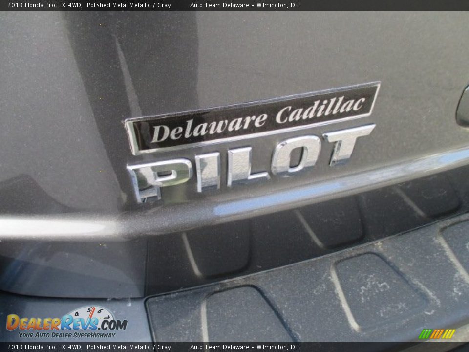 2013 Honda Pilot LX 4WD Polished Metal Metallic / Gray Photo #36