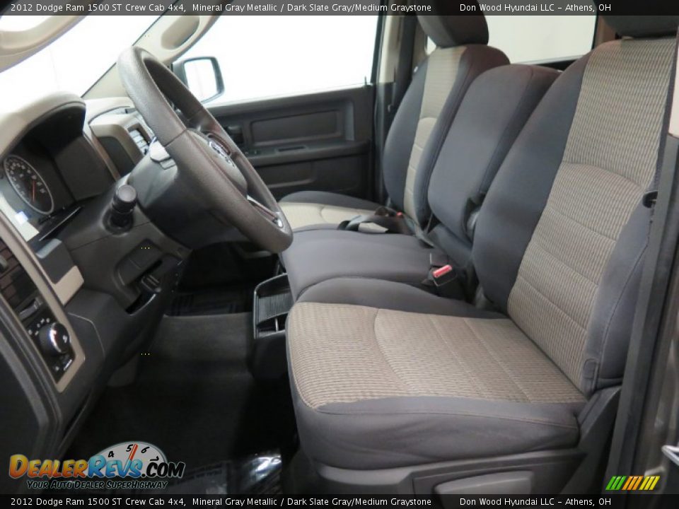 2012 Dodge Ram 1500 ST Crew Cab 4x4 Mineral Gray Metallic / Dark Slate Gray/Medium Graystone Photo #7