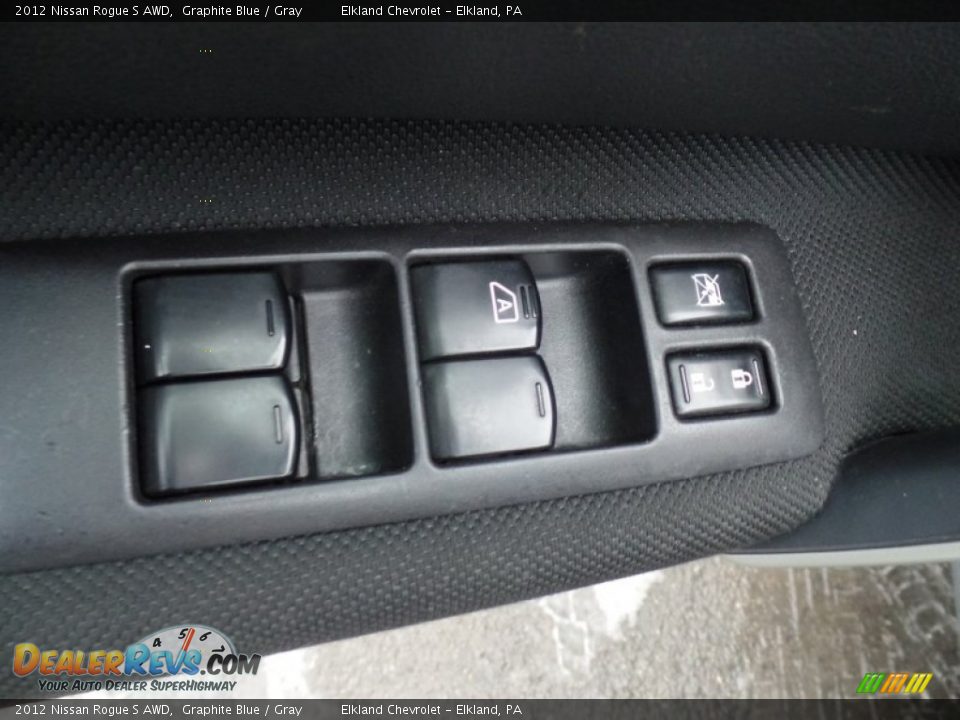 2012 Nissan Rogue S AWD Graphite Blue / Gray Photo #15