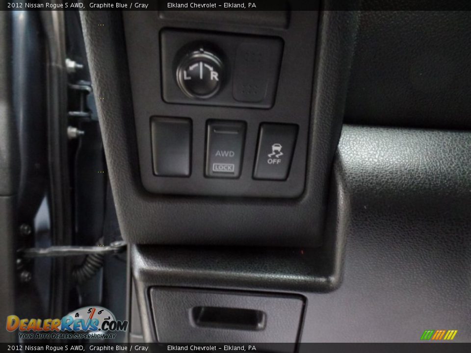 2012 Nissan Rogue S AWD Graphite Blue / Gray Photo #22