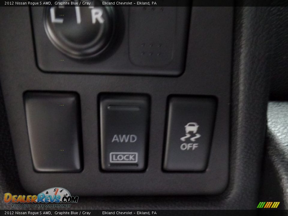 2012 Nissan Rogue S AWD Graphite Blue / Gray Photo #23