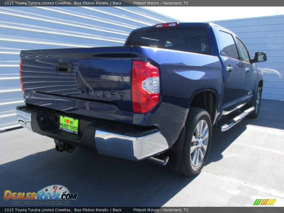 2015 Toyota Tundra Limited CrewMax Blue Ribbon Metallic / Black Photo #4