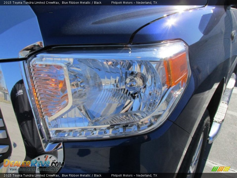2015 Toyota Tundra Limited CrewMax Blue Ribbon Metallic / Black Photo #9