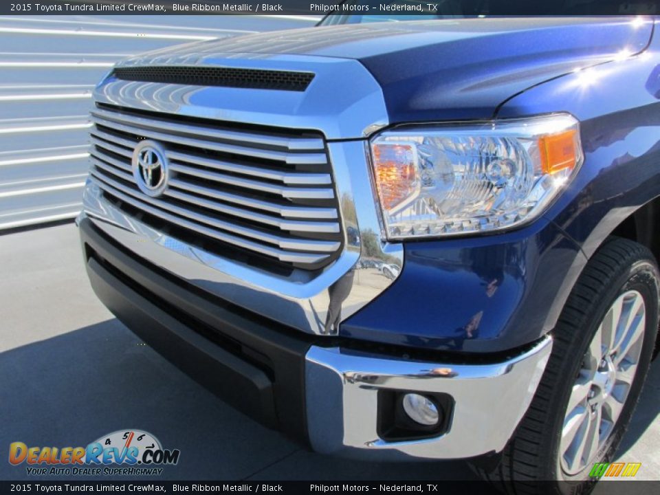2015 Toyota Tundra Limited CrewMax Blue Ribbon Metallic / Black Photo #10