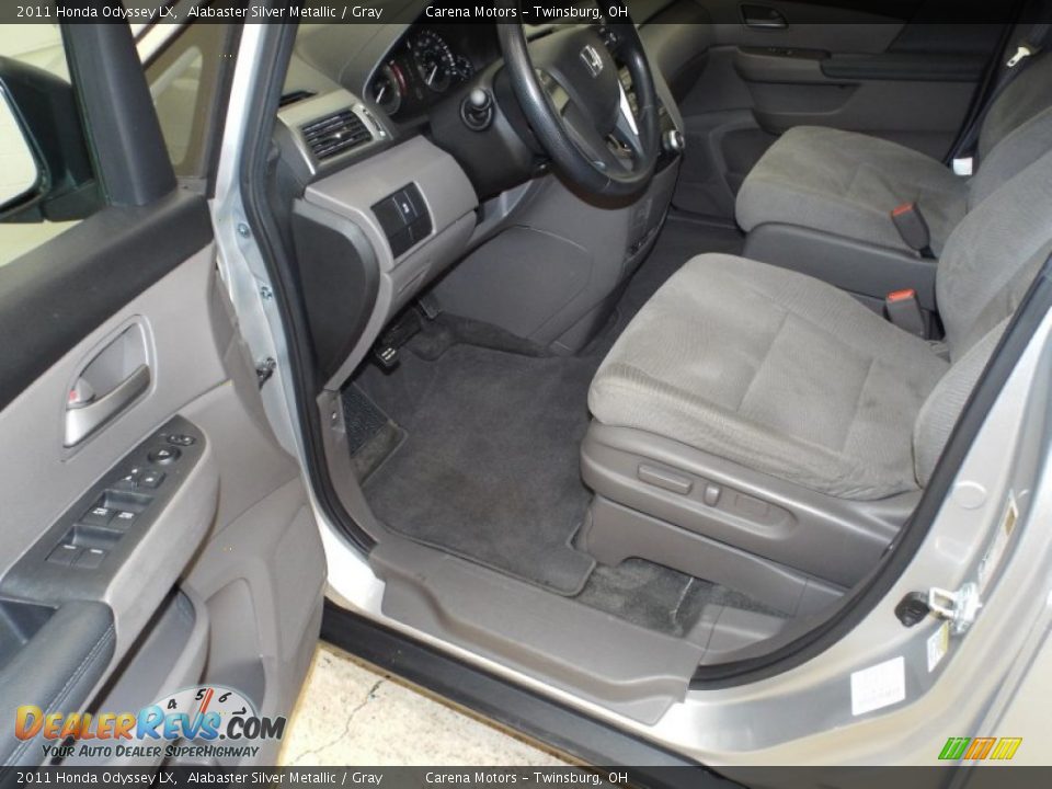 2011 Honda Odyssey LX Alabaster Silver Metallic / Gray Photo #6