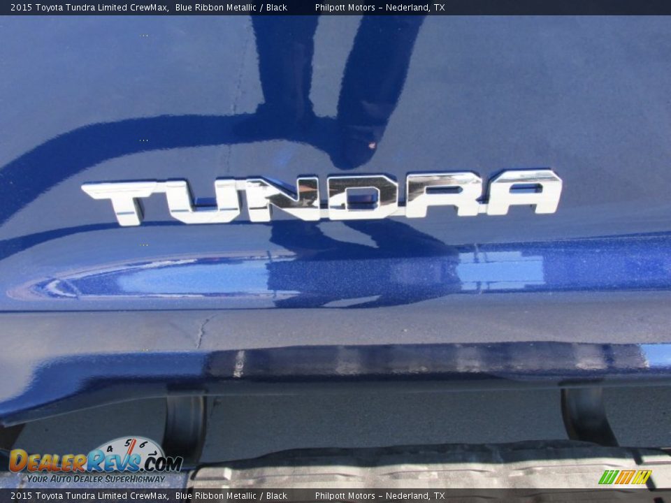 2015 Toyota Tundra Limited CrewMax Blue Ribbon Metallic / Black Photo #15