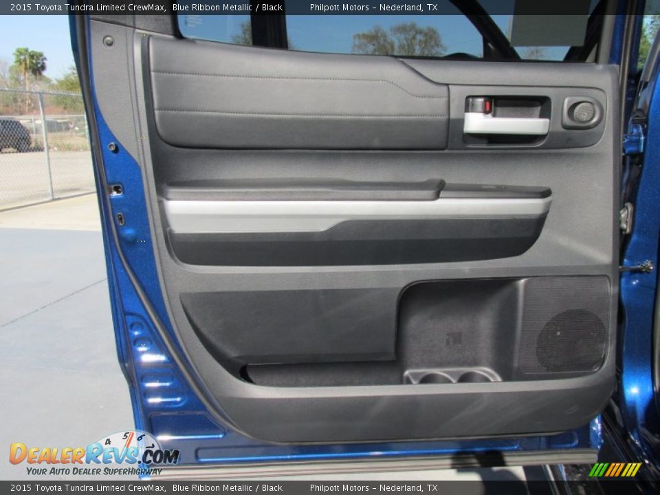 2015 Toyota Tundra Limited CrewMax Blue Ribbon Metallic / Black Photo #19