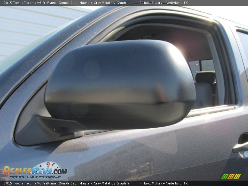 2015 Toyota Tacoma V6 PreRunner Double Cab Magnetic Gray Metallic / Graphite Photo #12