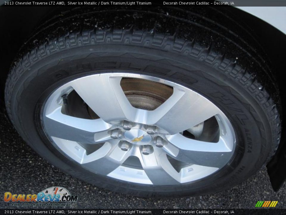 2013 Chevrolet Traverse LTZ AWD Silver Ice Metallic / Dark Titanium/Light Titanium Photo #7