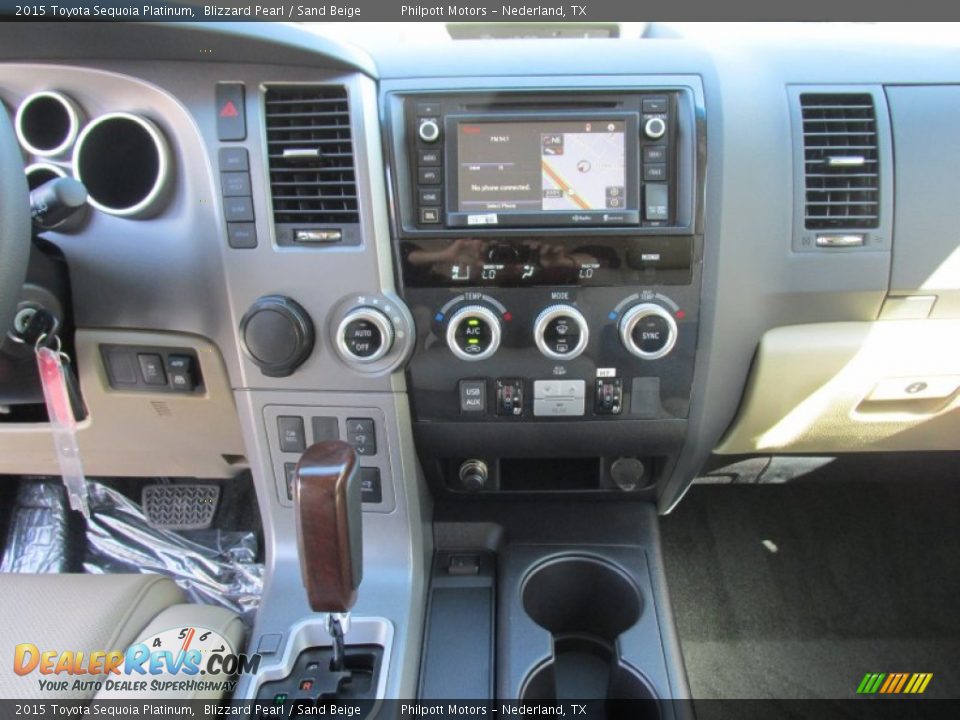 Controls of 2015 Toyota Sequoia Platinum Photo #31