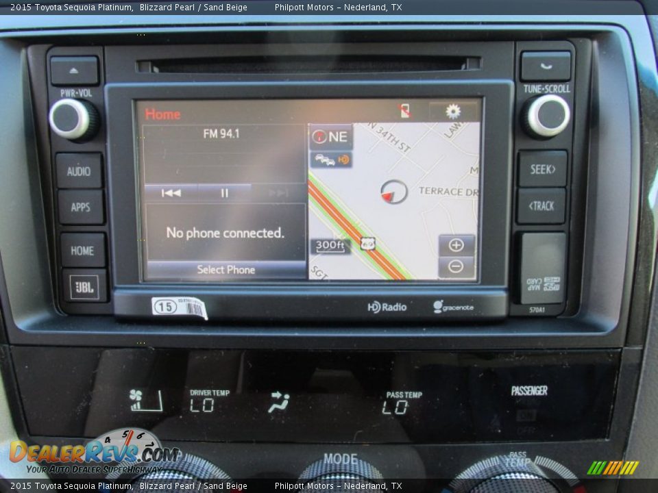 Navigation of 2015 Toyota Sequoia Platinum Photo #32