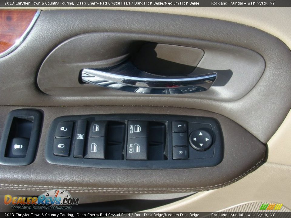 2013 Chrysler Town & Country Touring Deep Cherry Red Crystal Pearl / Dark Frost Beige/Medium Frost Beige Photo #8