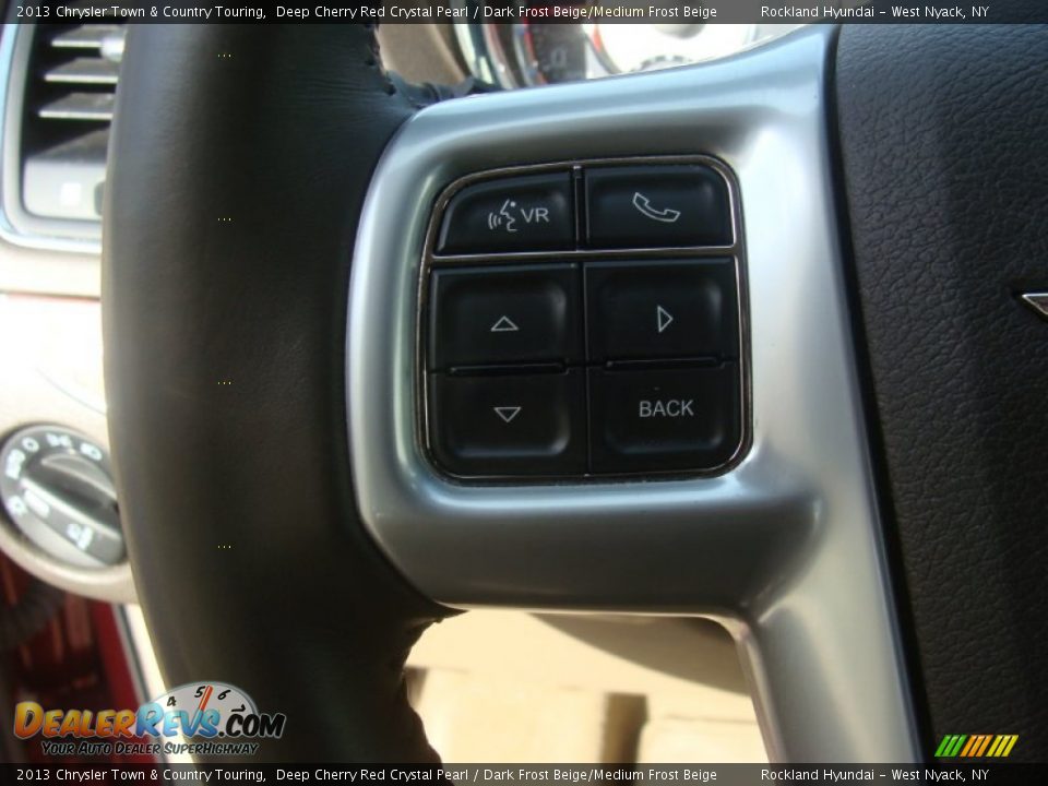 2013 Chrysler Town & Country Touring Deep Cherry Red Crystal Pearl / Dark Frost Beige/Medium Frost Beige Photo #13