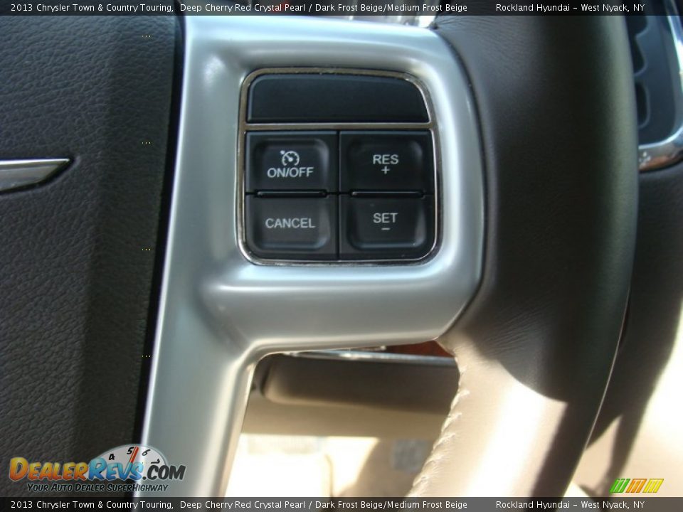 2013 Chrysler Town & Country Touring Deep Cherry Red Crystal Pearl / Dark Frost Beige/Medium Frost Beige Photo #14