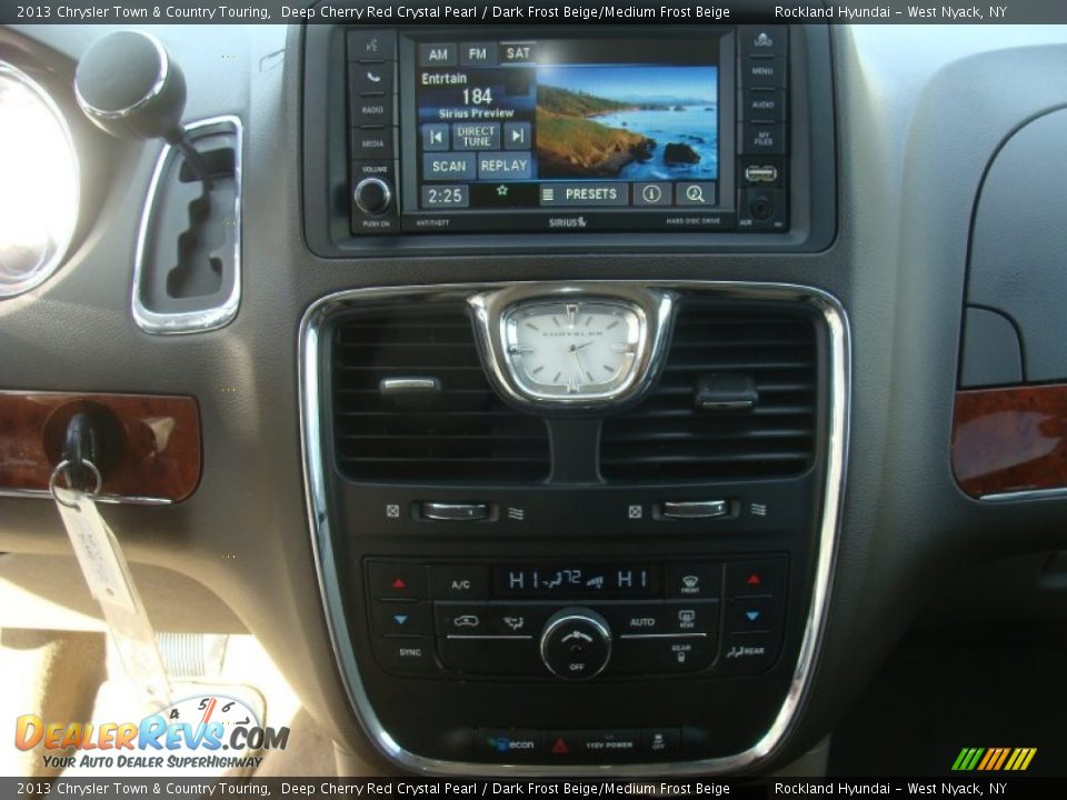 2013 Chrysler Town & Country Touring Deep Cherry Red Crystal Pearl / Dark Frost Beige/Medium Frost Beige Photo #15