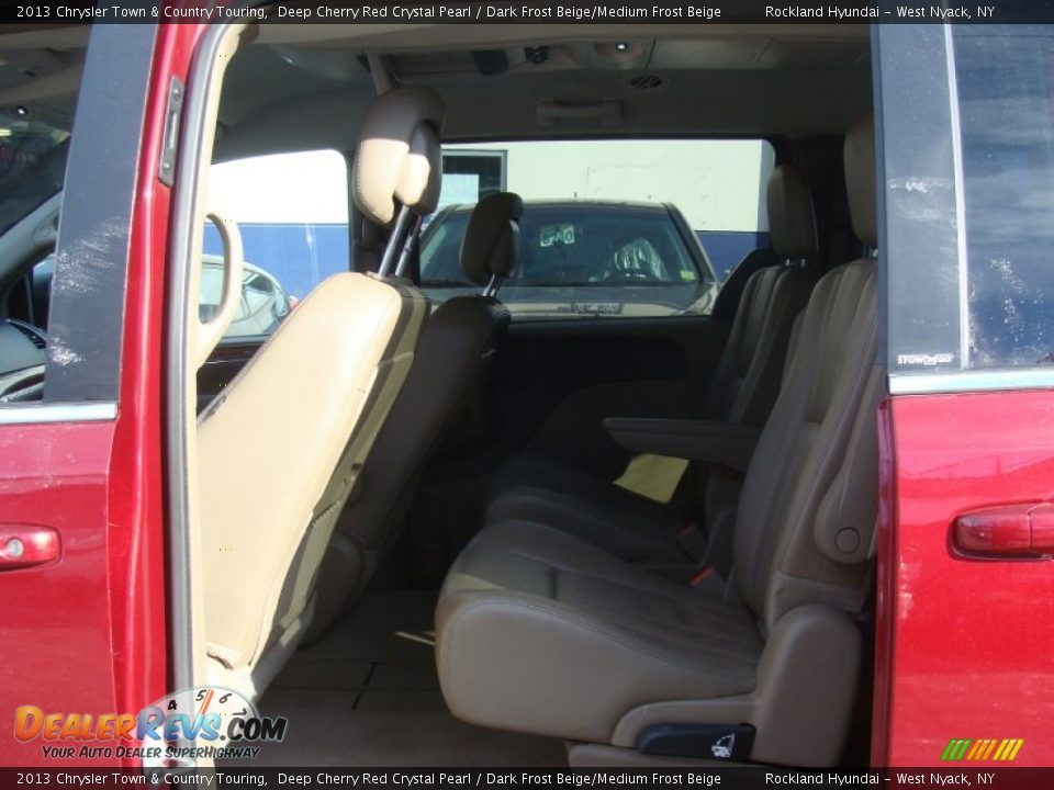 2013 Chrysler Town & Country Touring Deep Cherry Red Crystal Pearl / Dark Frost Beige/Medium Frost Beige Photo #17