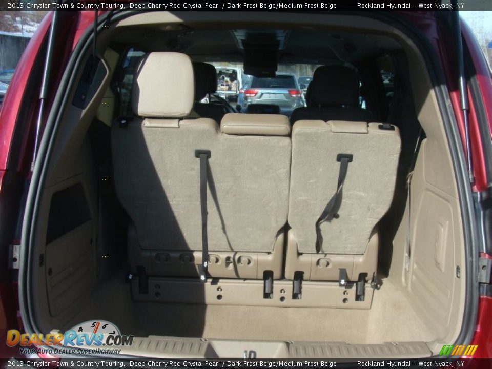 2013 Chrysler Town & Country Touring Deep Cherry Red Crystal Pearl / Dark Frost Beige/Medium Frost Beige Photo #18