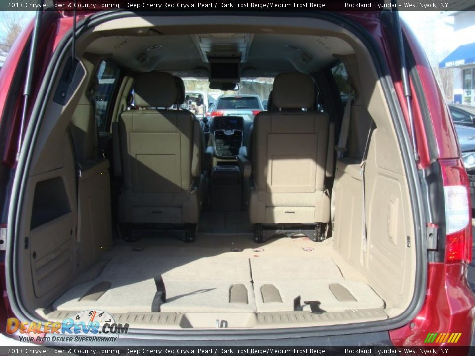 2013 Chrysler Town & Country Touring Deep Cherry Red Crystal Pearl / Dark Frost Beige/Medium Frost Beige Photo #19