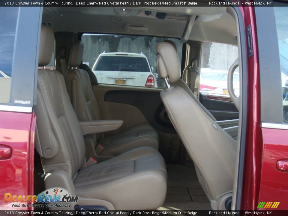 2013 Chrysler Town & Country Touring Deep Cherry Red Crystal Pearl / Dark Frost Beige/Medium Frost Beige Photo #21
