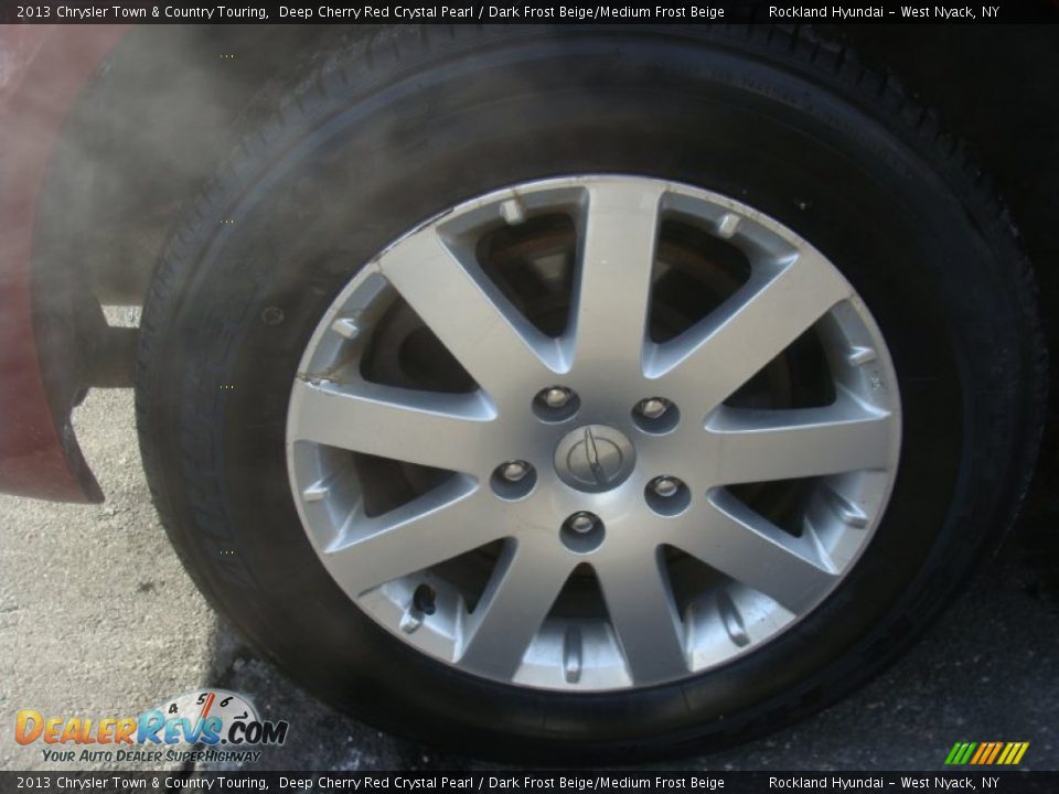 2013 Chrysler Town & Country Touring Deep Cherry Red Crystal Pearl / Dark Frost Beige/Medium Frost Beige Photo #25