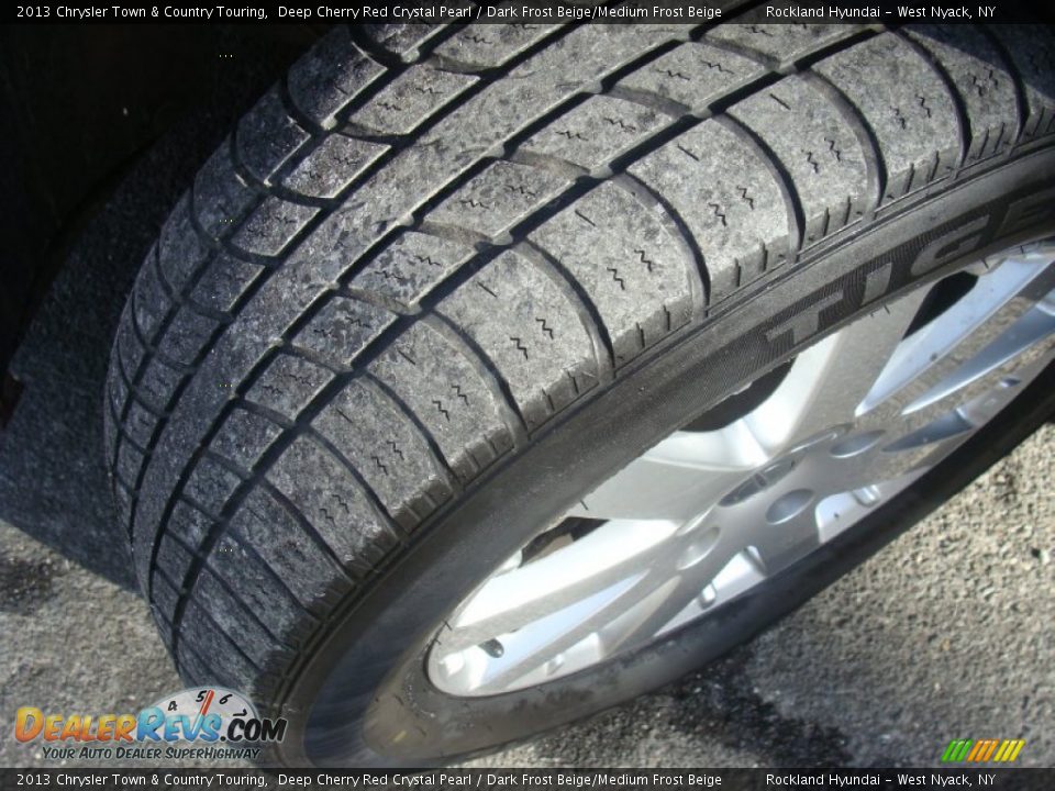 2013 Chrysler Town & Country Touring Deep Cherry Red Crystal Pearl / Dark Frost Beige/Medium Frost Beige Photo #26