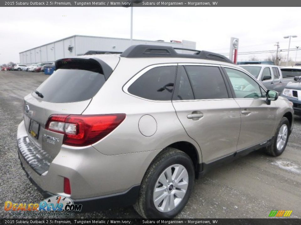 2015 Subaru Outback 2.5i Premium Tungsten Metallic / Warm Ivory Photo #3