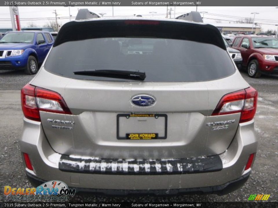2015 Subaru Outback 2.5i Premium Tungsten Metallic / Warm Ivory Photo #4