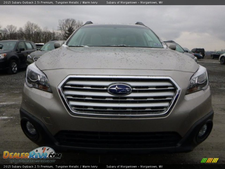 2015 Subaru Outback 2.5i Premium Tungsten Metallic / Warm Ivory Photo #9