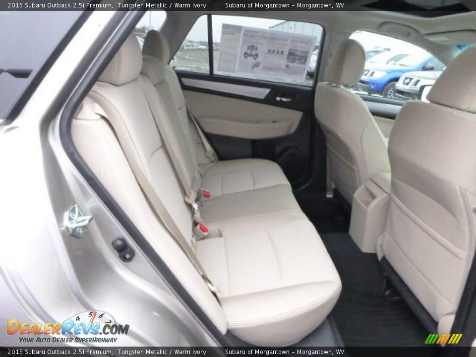 2015 Subaru Outback 2.5i Premium Tungsten Metallic / Warm Ivory Photo #13