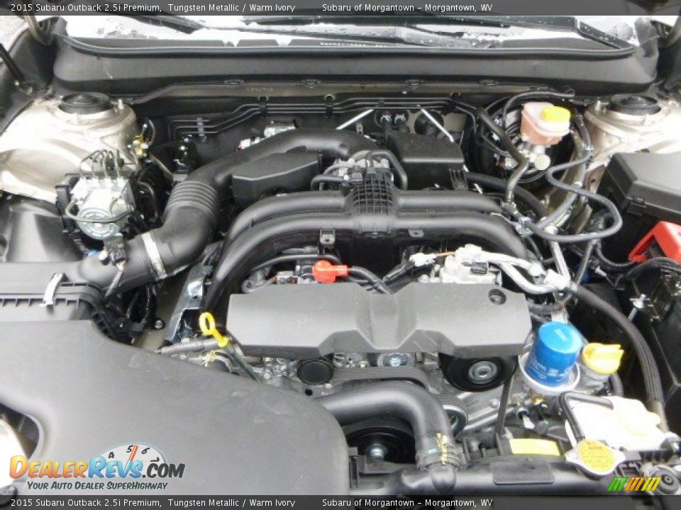 2015 Subaru Outback 2.5i Premium Tungsten Metallic / Warm Ivory Photo #18