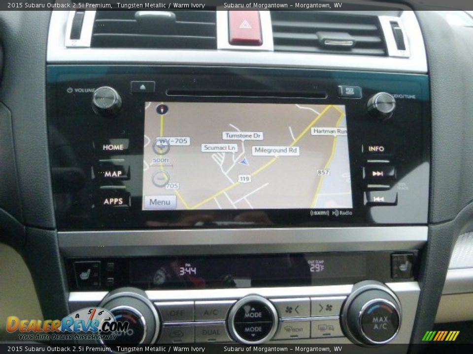 2015 Subaru Outback 2.5i Premium Tungsten Metallic / Warm Ivory Photo #19