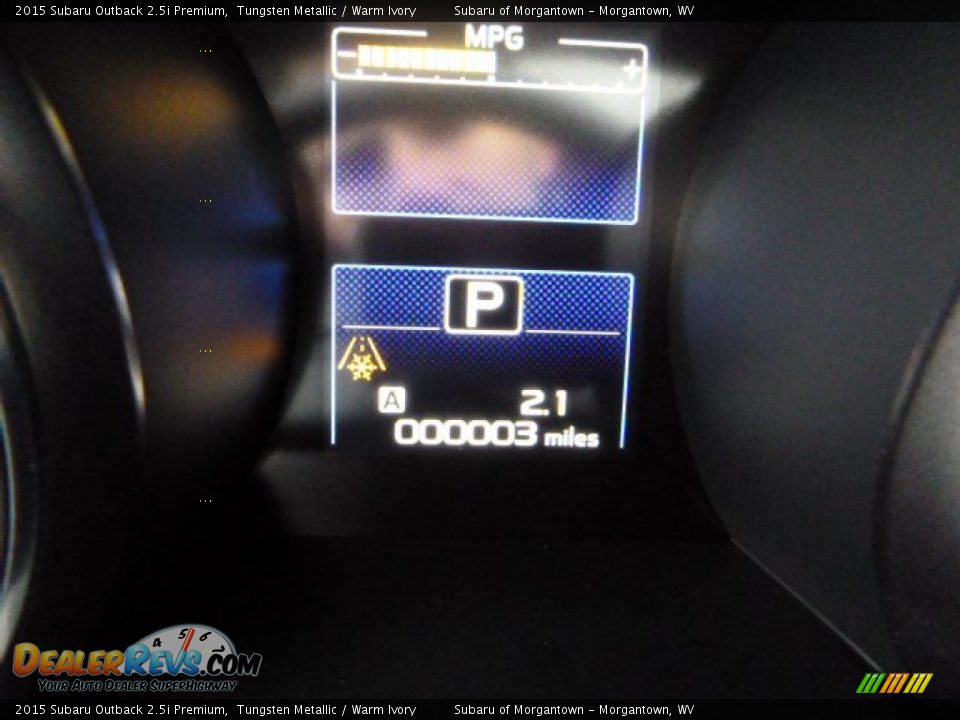 2015 Subaru Outback 2.5i Premium Tungsten Metallic / Warm Ivory Photo #20