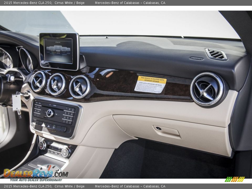 2015 Mercedes-Benz CLA 250 Cirrus White / Beige Photo #8