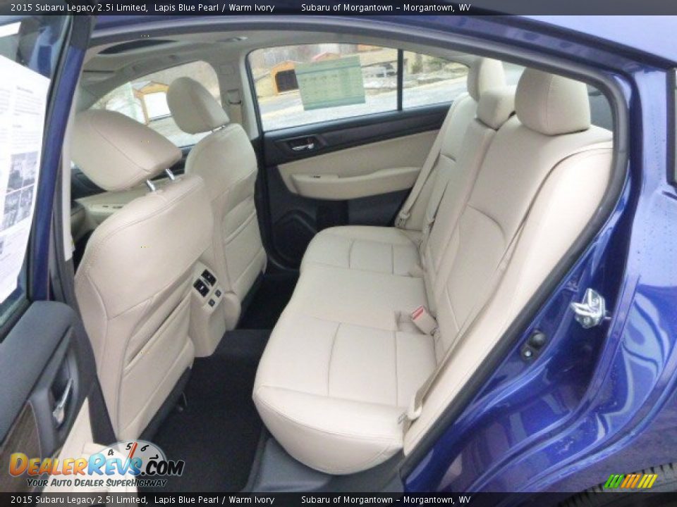 2015 Subaru Legacy 2.5i Limited Lapis Blue Pearl / Warm Ivory Photo #13