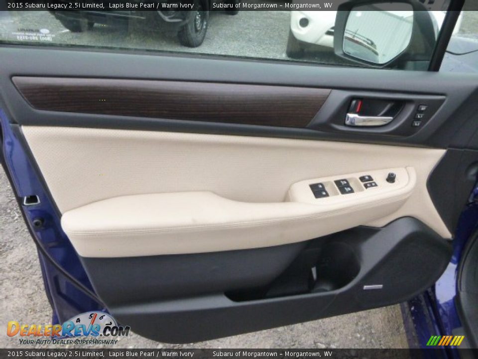 2015 Subaru Legacy 2.5i Limited Lapis Blue Pearl / Warm Ivory Photo #15
