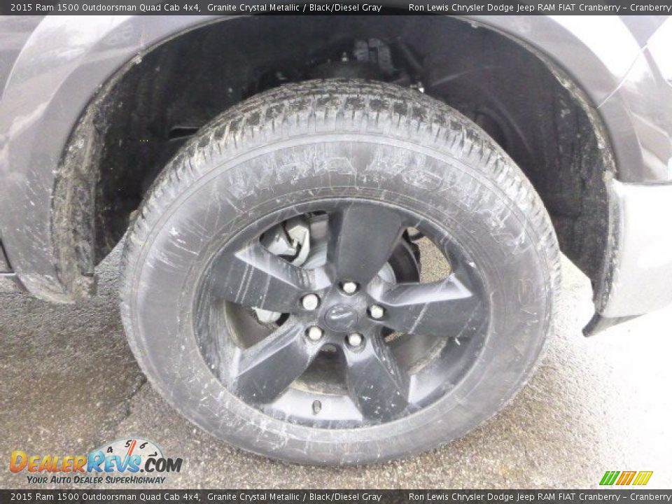 2015 Ram 1500 Outdoorsman Quad Cab 4x4 Wheel Photo #7