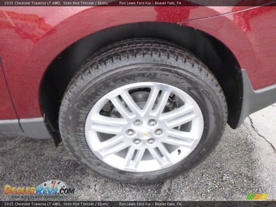 2015 Chevrolet Traverse LT AWD Siren Red Tintcoat / Ebony Photo #9