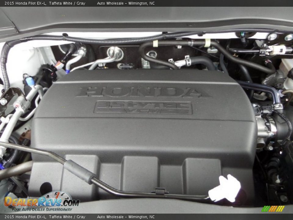 2015 Honda Pilot EX-L Taffeta White / Gray Photo #6