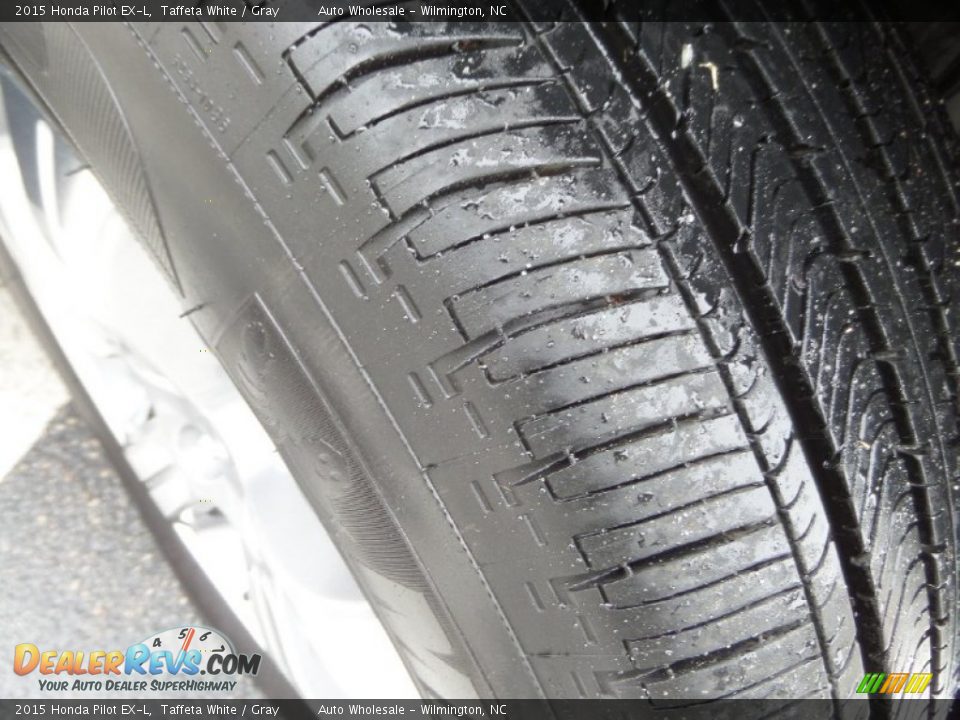 2015 Honda Pilot EX-L Taffeta White / Gray Photo #8