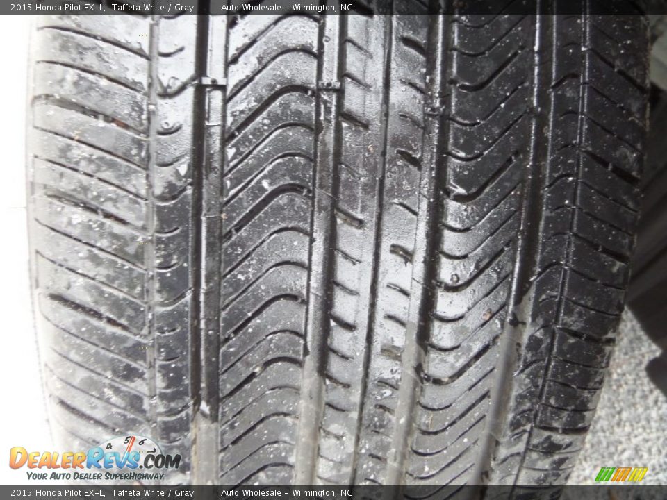 2015 Honda Pilot EX-L Taffeta White / Gray Photo #9