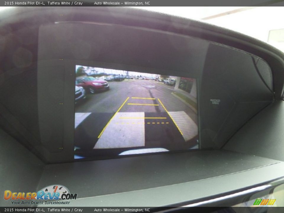 2015 Honda Pilot EX-L Taffeta White / Gray Photo #19