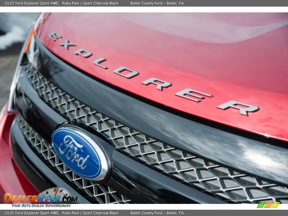 2015 Ford Explorer Sport 4WD Ruby Red / Sport Charcoal Black Photo #5