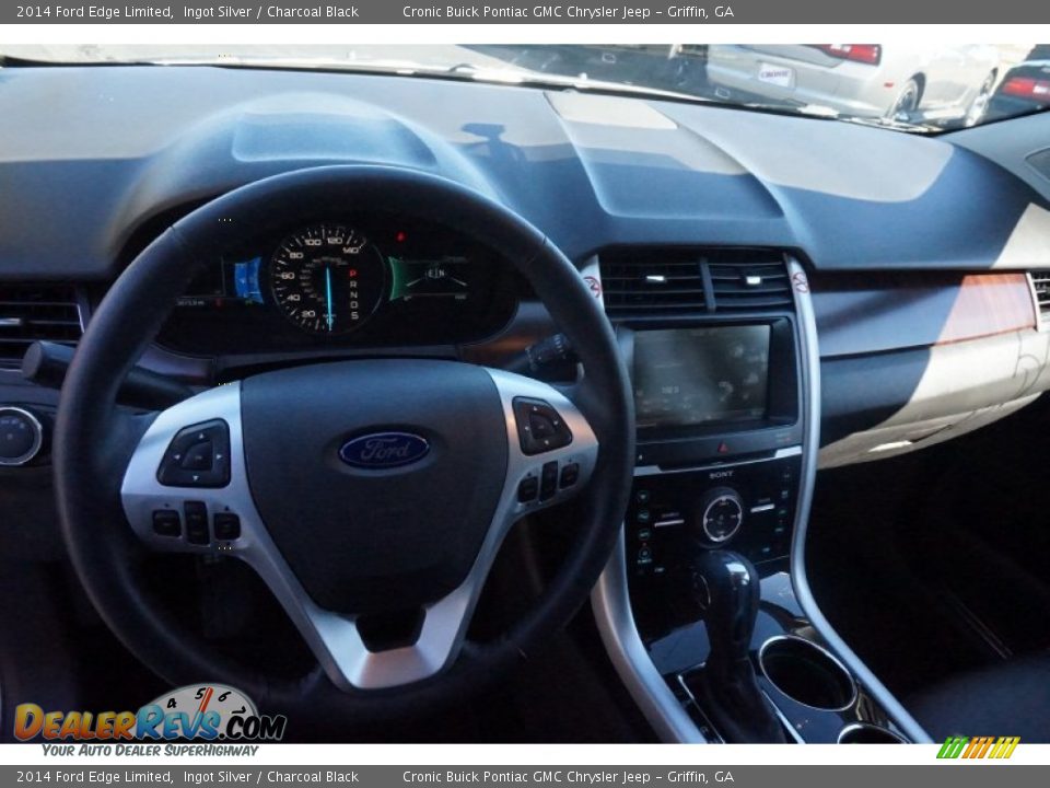 2014 Ford Edge Limited Ingot Silver / Charcoal Black Photo #10