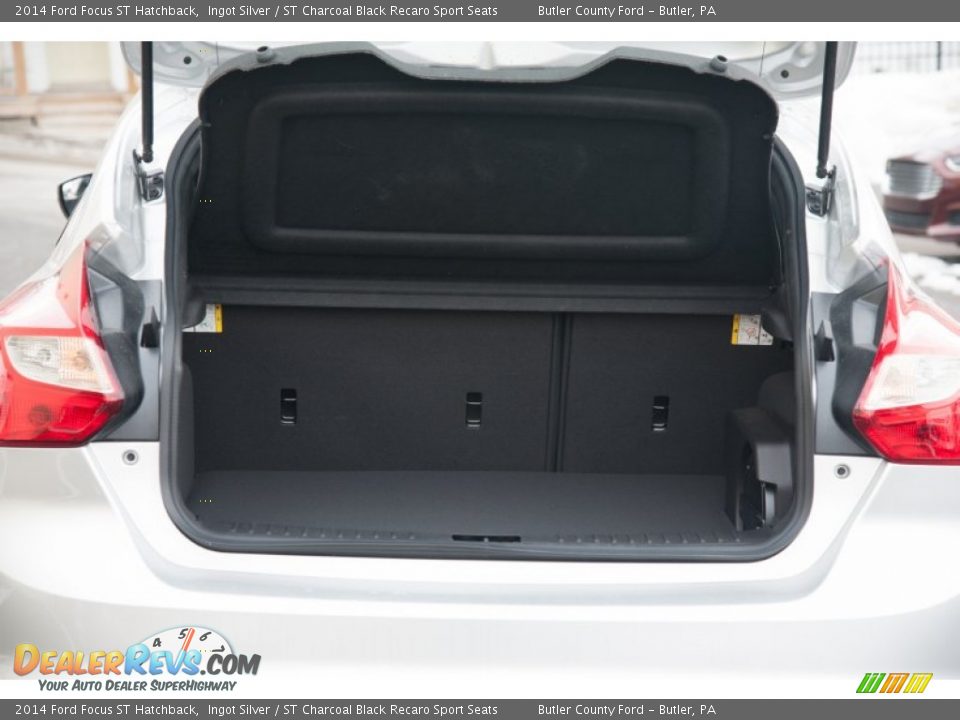 2014 Ford Focus ST Hatchback Ingot Silver / ST Charcoal Black Recaro Sport Seats Photo #7