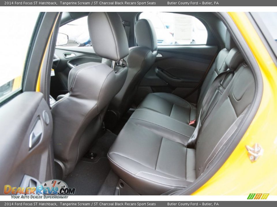 Rear Seat of 2014 Ford Focus ST Hatchback Photo #11